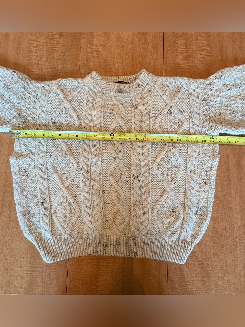100% Wool Fisherman’s Sweater - Picture 3 of 6